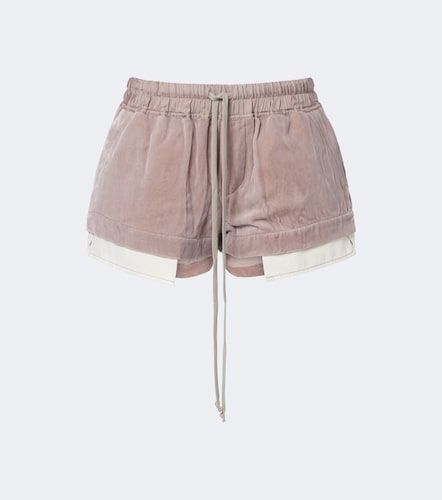 Rick Owens Shorts Fog de terciopelo - Rick Owens - Modalova