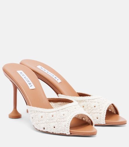 Aquazzura Loom macrame mules - Aquazzura - Modalova