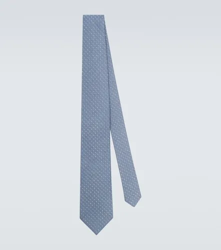 Silk jacquard tie - Brunello Cucinelli - Modalova