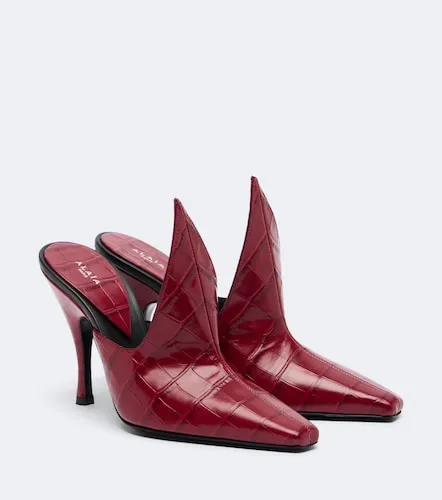 Alaïa Mules aus Leder - Alaia - Modalova