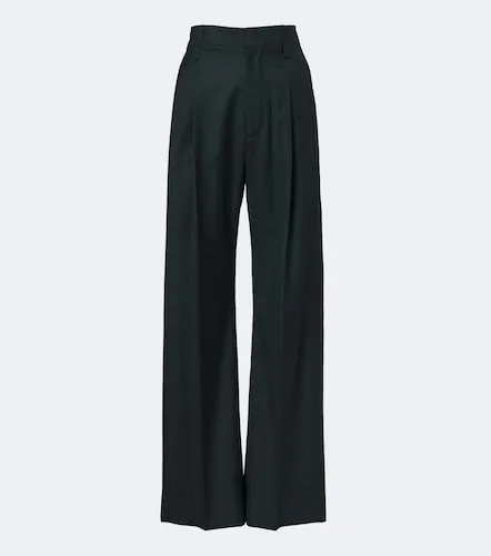 Ethel virgin wool wide-leg pants - Victoria Beckham - Modalova