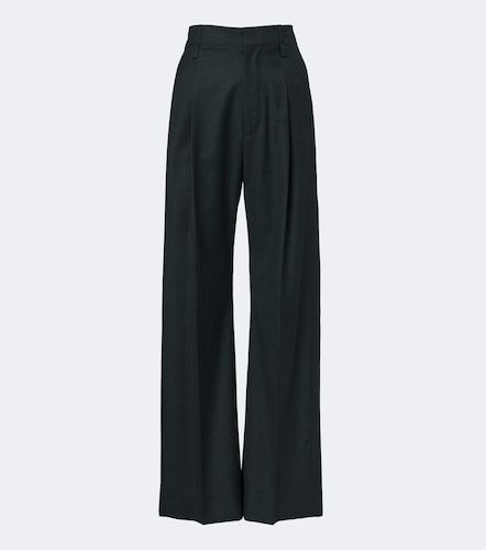 Ethel virgin wool wide-leg pants - Victoria Beckham - Modalova