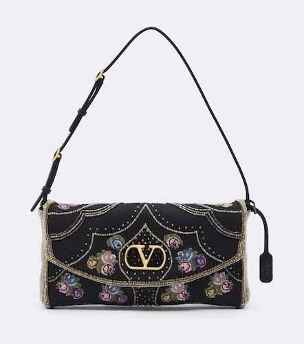 Borsa a spalla DeVain Small con perline - Valentino Garavani - Modalova