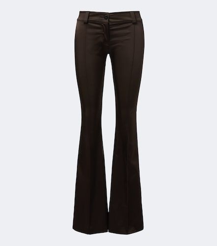 Gucci Duchess satin flared pants - Gucci - Modalova
