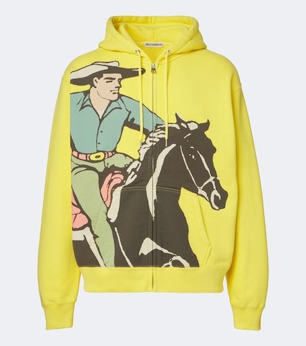 Sudadera con capucha de jersey de algodón - JW Anderson - Modalova