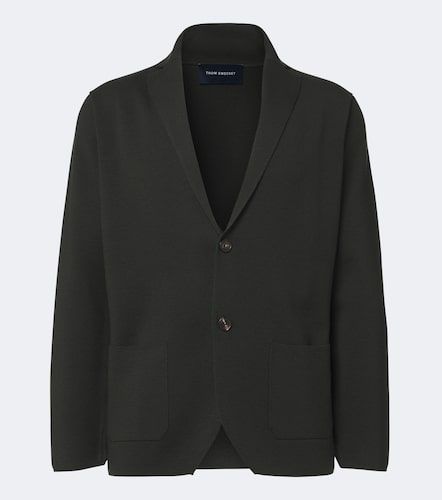 Blazer de punto de lana - Thom Sweeney - Modalova
