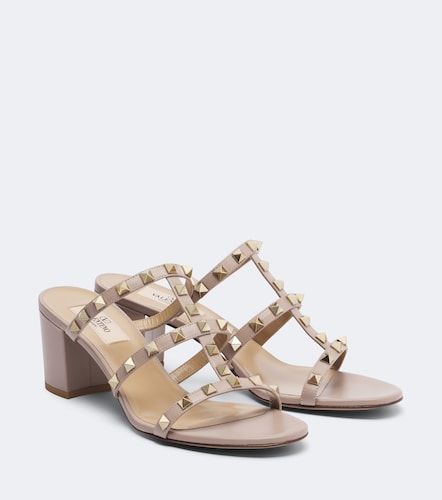 Rockstud leather sandals - Valentino Garavani - Modalova