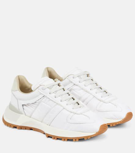 Leather-trimmed sneakers - Maison Margiela - Modalova