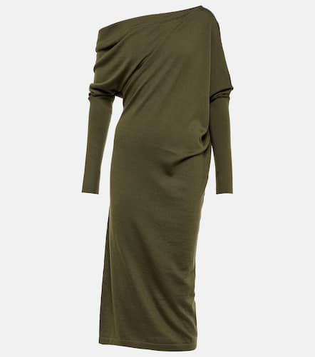 Cashmere and silk off-shoulder midi dress - Tom Ford - Modalova