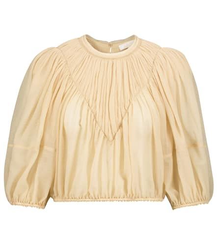 ChloÃ© Pleated virgin wool top - Chloe - Modalova