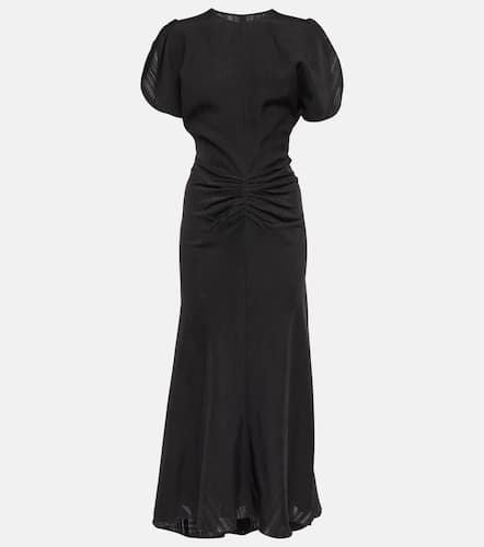 CrÃªpe midi dress - Victoria Beckham - Modalova