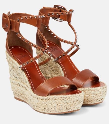 Chocazeppa leather wedge espadrilles - Christian Louboutin - Modalova