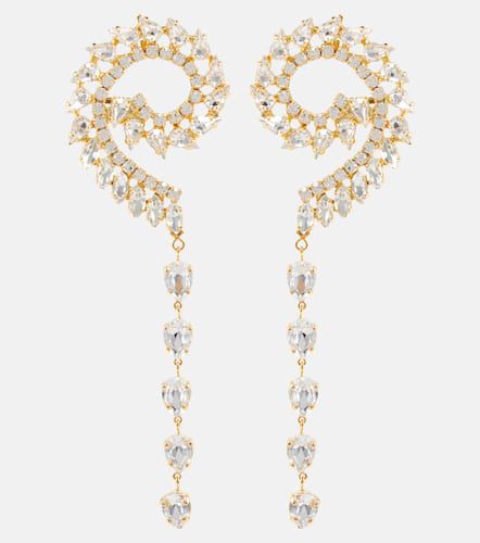 Embellished spiral drop earrings - Magda Butrym - Modalova