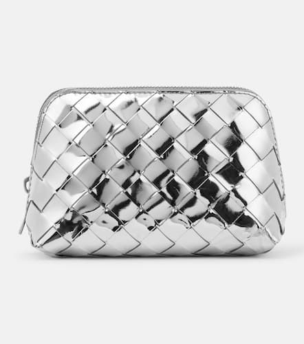 Intrecciato metallic leather pouch - Bottega Veneta - Modalova