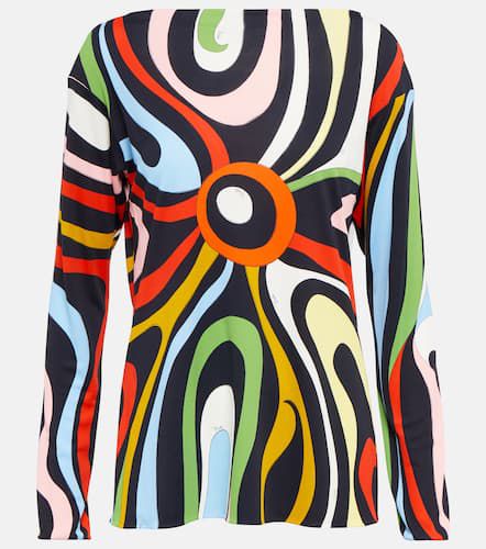 Pucci Blusa Marmo in jersey - Pucci - Modalova