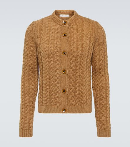 Cable-knit mohair-blend cardigan - Wales Bonner - Modalova