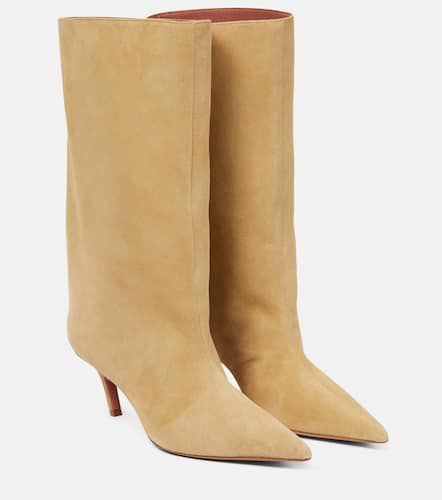 Fiona 60 suede knee-high boots - Amina Muaddi - Modalova