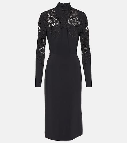 Elie Saab Lace-trimmed midi dress - Elie Saab - Modalova