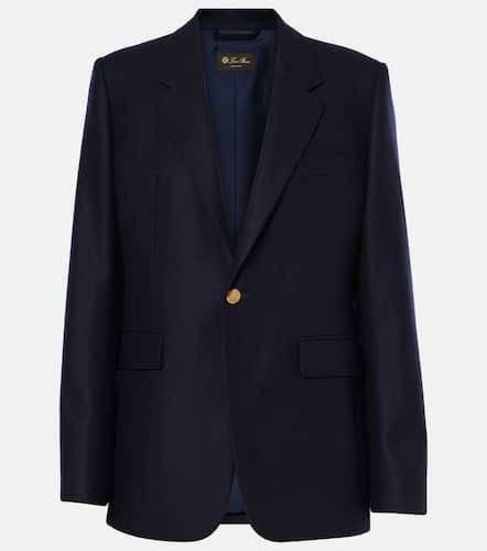 Hellen wool and cashmere flannel jacket - Loro Piana - Modalova