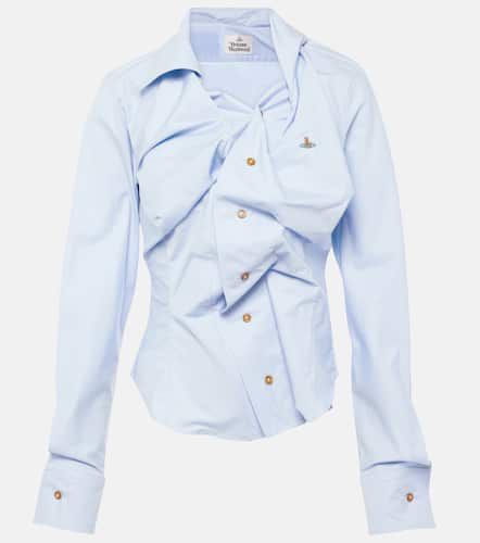 Drunken ruffled cotton shirt - Vivienne Westwood - Modalova