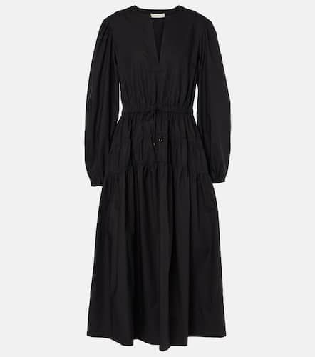 Aurelie pleated cotton midi dress - Ulla Johnson - Modalova