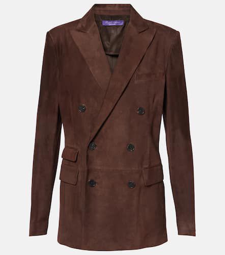 Ansley double-breasted suede blazer - Ralph Lauren Collection - Modalova