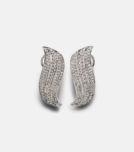 Celeste Small 18kt white gold earrings with diamonds - Anita Ko - Modalova