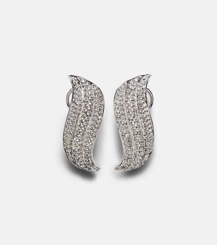 Pendientes Celeste Small de oro blanco de 18 ct con diamantes - Anita Ko - Modalova