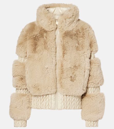 Quilted faux fur ski jacket - Goldbergh - Modalova