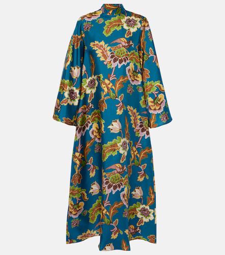 Magnifico printed silk midi dress - La DoubleJ - Modalova