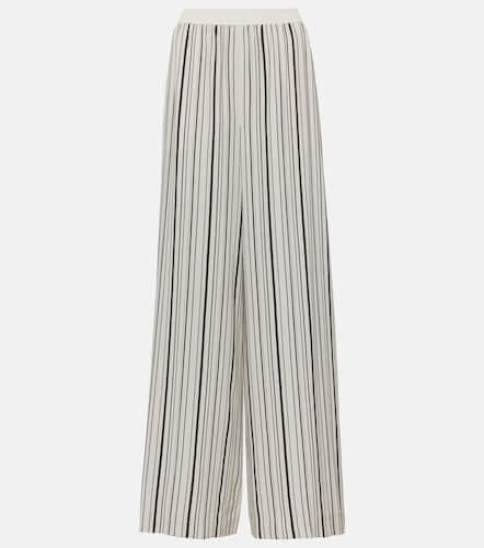 Hulin striped silk crÃªpe wide-leg pants - Joseph - Modalova