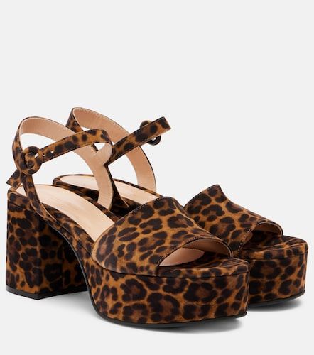 Sandalias con plataforma 35 de piel - Gianvito Rossi - Modalova
