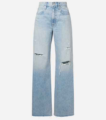 Nico distressed mid-rise wide-leg jeans - Slvrlake - Modalova