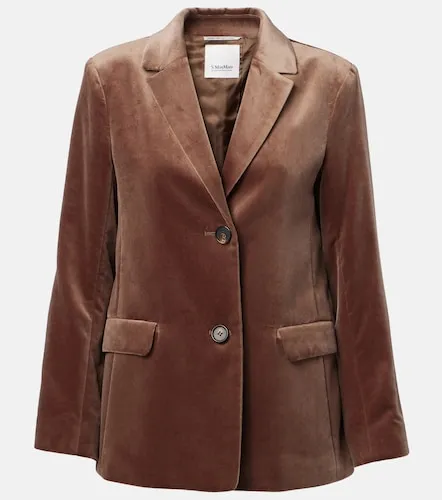 Blazer Agata de terciopelo de algodón - 'S Max Mara - Modalova