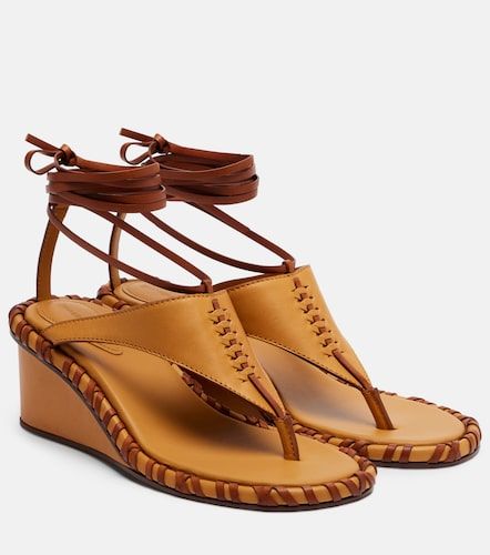 Zimmermann Leather wedge sandals - Zimmermann - Modalova