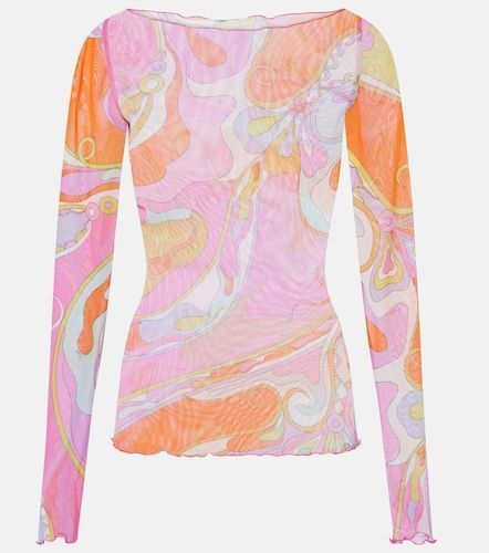 Top Orchidee de tul semitransparente - Pucci - Modalova