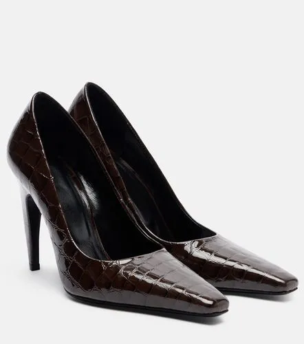 Fame 105 croc-embossed leather pumps - JUDE - Modalova