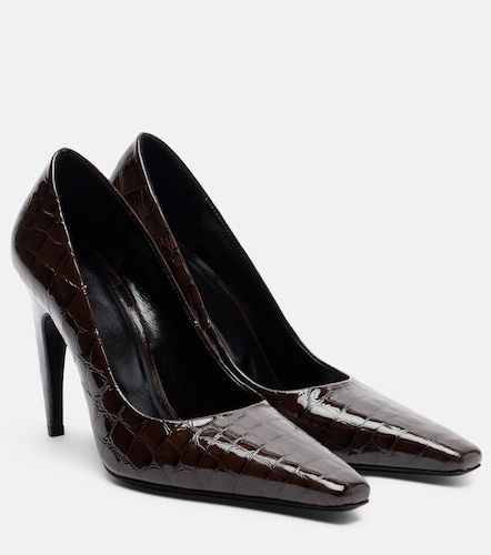 Fame 105 croc-embossed leather pumps - JUDE - Modalova