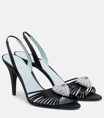 Cour Royal satin slingback sandals - Valentino Garavani - Modalova