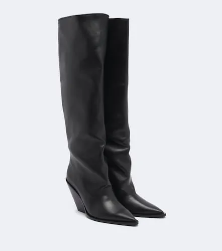 Nevada leather knee-high boots - Souliers Martinez - Modalova