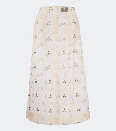 Embroidered tulle midi skirt - Simone Rocha - Modalova