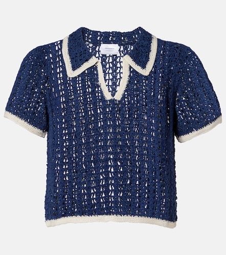 Polo in crochet di cotone - Anna Kosturova - Modalova