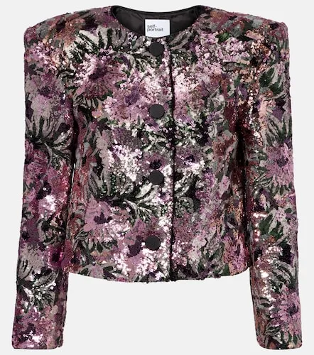 Self-Portrait Sequined jacket - Self-Portrait - Modalova