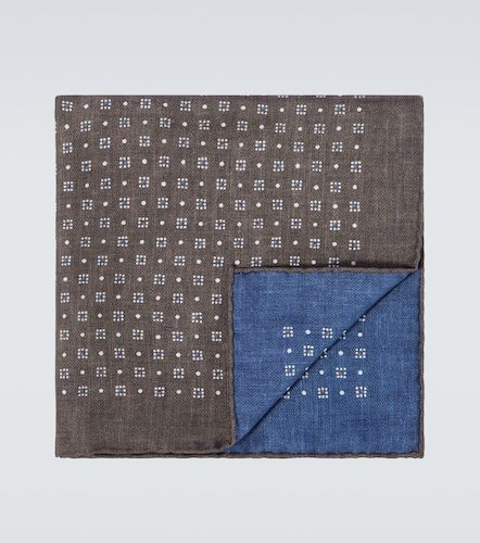 Silk pocket square - Brunello Cucinelli - Modalova