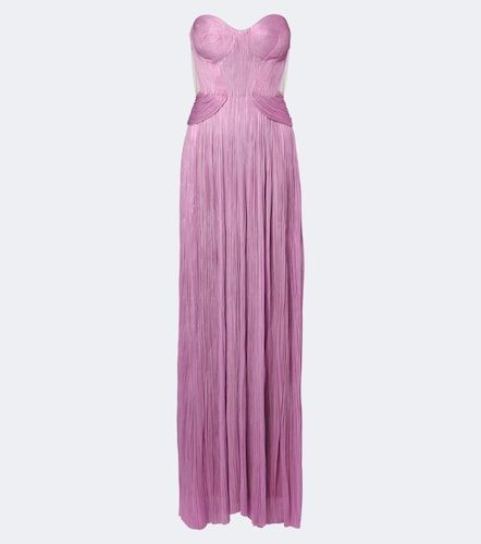 Vestido de fiesta Kamina de seda metalizado - Maria Lucia Hohan - Modalova