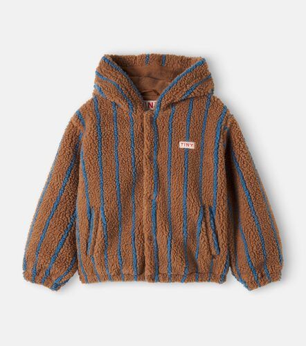 Chaqueta de teddy de algodón a rayas - Tinycottons - Modalova