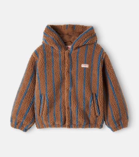 Chaqueta de teddy de algodón a rayas - Tinycottons - Modalova