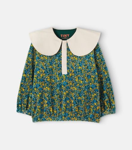 Sudadera de terciopelo de algodón floral - Tinycottons - Modalova