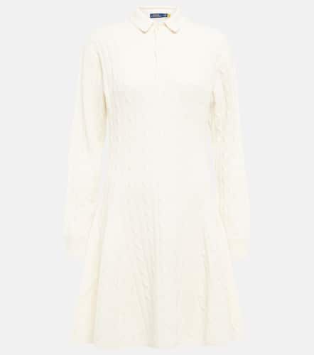 Cable-knit wool and cashmere mini dress - Polo Ralph Lauren - Modalova