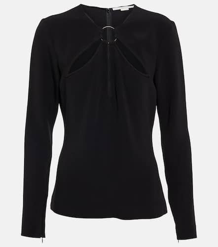 Cut out crÃªpe top - Stella McCartney - Modalova